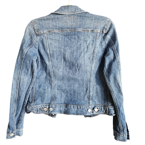 Levis Womens Denim Trucker Jacket Sz Small - Picture 3 of 10